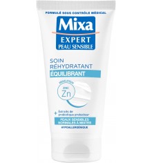 Mixa Expert Peau Sensible - Soin Réhydratant Equilibrant à l'Extrait d'Avoine + Cuivre Régulateur - 50 ml